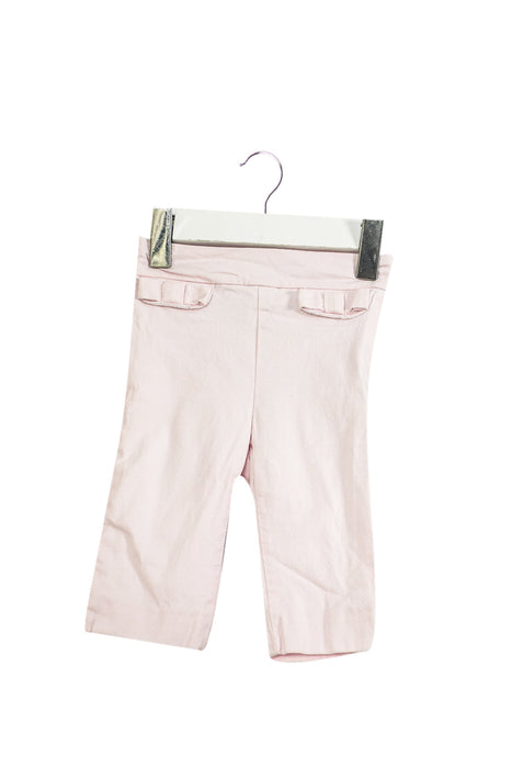 A Pink Casual Pants from Jacadi in size 6-12M for girl. (Front View)