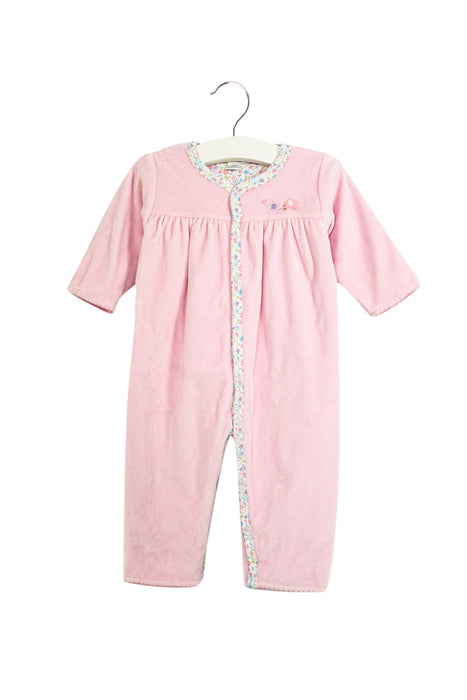 A Pink Long Sleeve Jumpsuits from Kissy Kissy in size 3-6M for girl. (Front View)