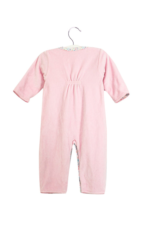 A Pink Long Sleeve Jumpsuits from Kissy Kissy in size 3-6M for girl. (Front View)