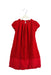 A Red Short Sleeve Dresses from Special Day in size 6T for girl. (Front View)
