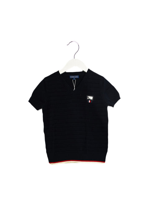 A Navy Knit Sweaters from Nicholas & Bears in size 4T for girl. (Front View)