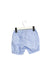 A Blue Shorts from Bonpoint in size 3-6M for girl. (Front View)