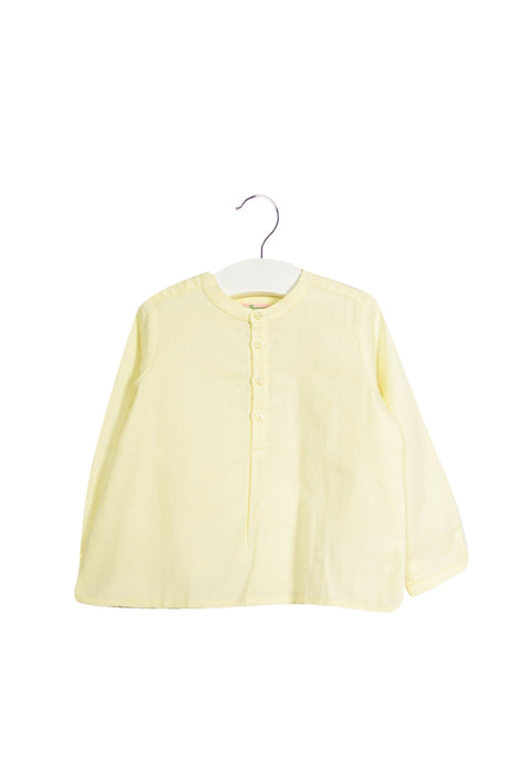 A White Long Sleeve Tops from Bonpoint in size 12-18M for girl. (Front View)