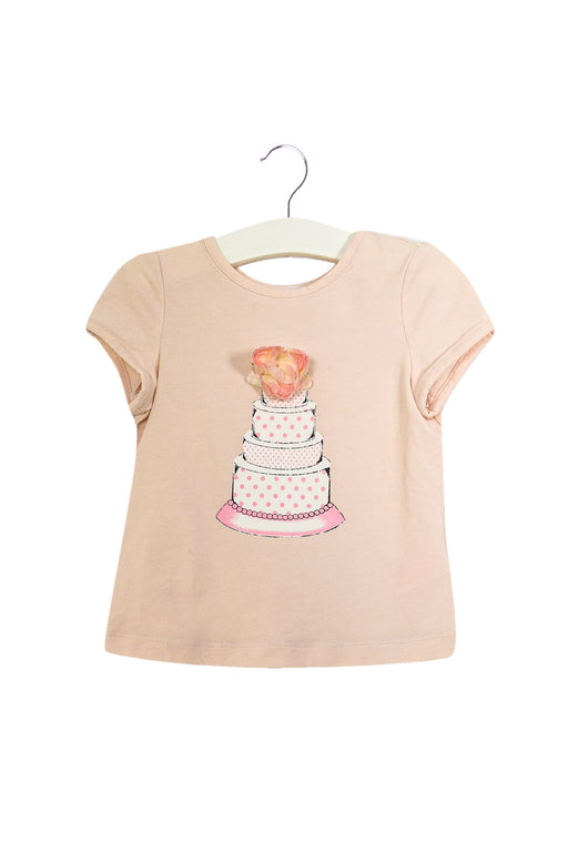 A Pink Short Sleeve Tops from Nicholas & Bears in size 12-18M for girl. (Front View)