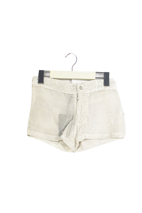 A White Shorts from Velveteen in size 3T for girl. (Front View)