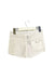 A White Shorts from Velveteen in size 3T for girl. (Back View)