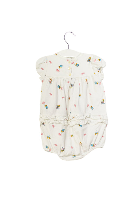 A White Rompers from Ralph Lauren in size 6-12M for girl. (Back View)