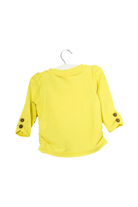 A Yellow Rash Guards from Sunuva in size 6-12M for girl. (Back View)