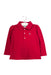 A Pink Long Sleeve Polos from Ralph Lauren in size 6-12M for girl. (Front View)
