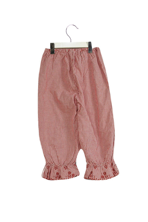 A Red Casual Pants from Jacadi in size 8Y for girl. (Front View)