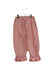 A Red Casual Pants from Jacadi in size 8Y for girl. (Front View)