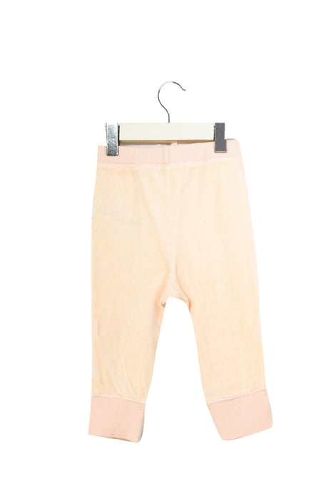 A Pink Sweatpants from Burberry in size 6-12M for girl. (Back View)