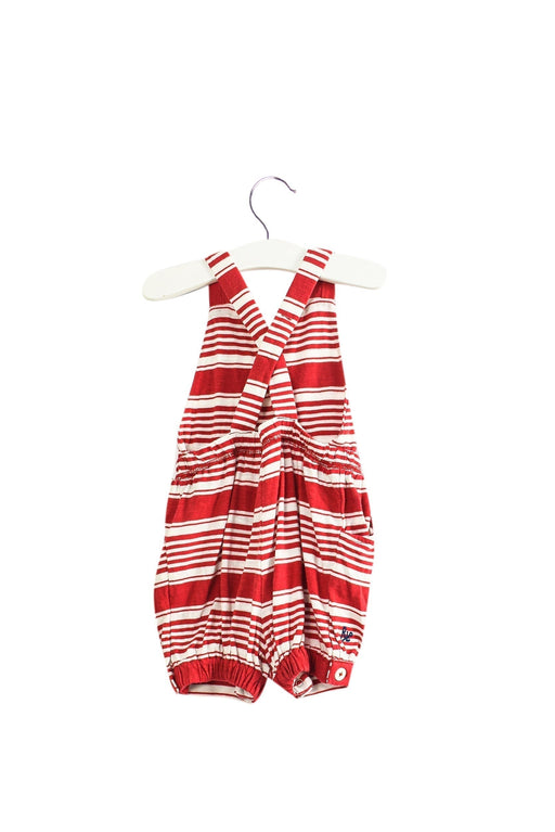 A Red Sleeveless Rompers from Ralph Lauren in size 3-6M for girl. (Front View)