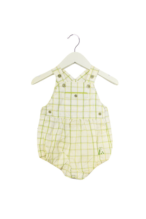A Green Long Sleeve Bodysuits from Jacadi in size 0-3M for boy. (Front View)