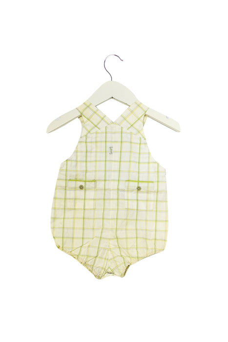 A Green Long Sleeve Bodysuits from Jacadi in size 0-3M for boy. (Back View)