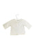 A White Long Sleeve Tops from Jacadi in size 0-3M for girl. (Back View)
