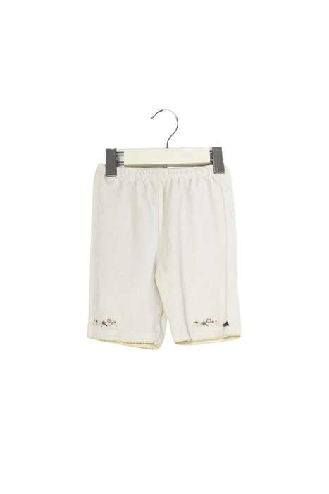A White Casual Pants from Jacadi in size 0-3M for girl. (Front View)