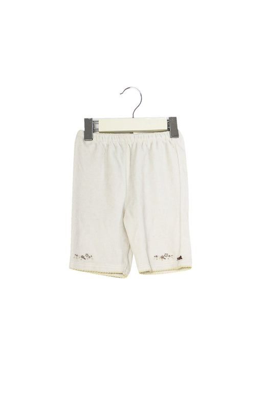 A White Casual Pants from Jacadi in size 0-3M for girl. (Front View)