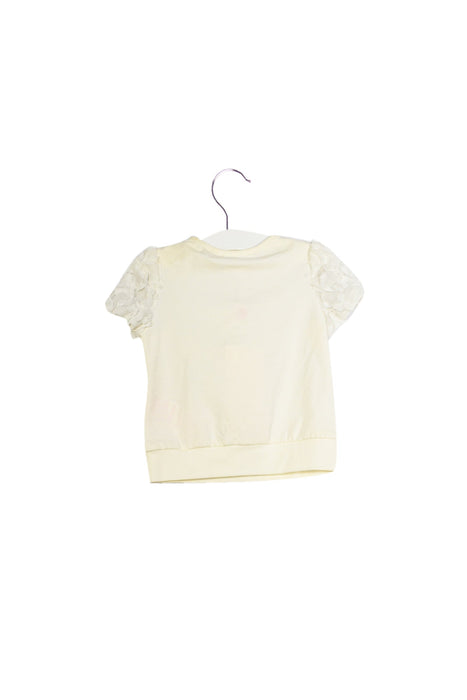 A White Short Sleeve Tops from Nicholas & Bears in size 6-12M for girl. (Back View)