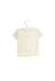 A White Short Sleeve Tops from Nicholas & Bears in size 6-12M for girl. (Back View)