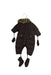 A Brown Snowsuits from Tartine et Chocolat in size 3-6M for neutral. (Front View)