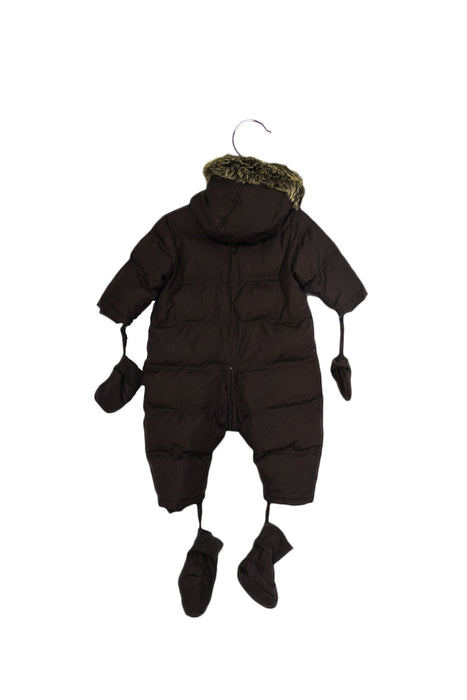A Brown Snowsuits from Tartine et Chocolat in size 3-6M for neutral. (Back View)