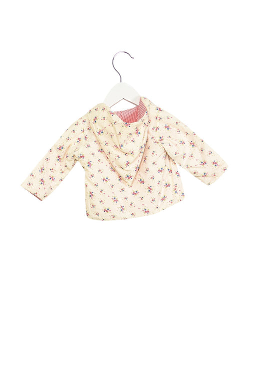 A Pink Cardigans from Petit Bateau in size 0-3M for girl. (Front View)
