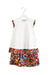 A White Shorts Sets from Simonetta in size 6T for girl. (Front View)