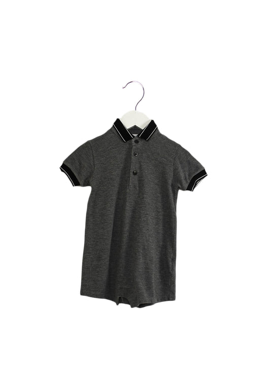 A Grey Short Sleeve Rompers from Dolce & Gabbana in size 6-12M for boy. (Front View)