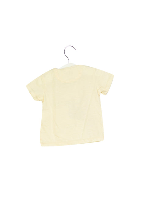 A Ivory Short Sleeve T Shirts from Burberry in size 3-6M for girl. (Back View)