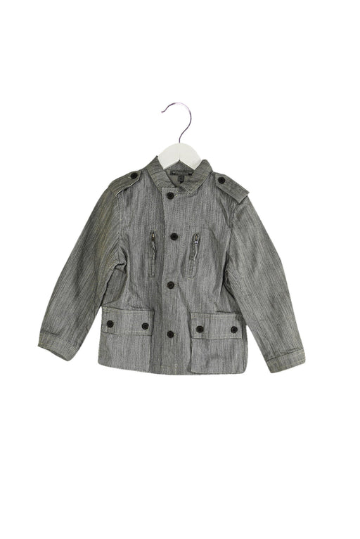 A Black Lightweight Jackets from Bonpoint in size 4T for neutral. (Front View)
