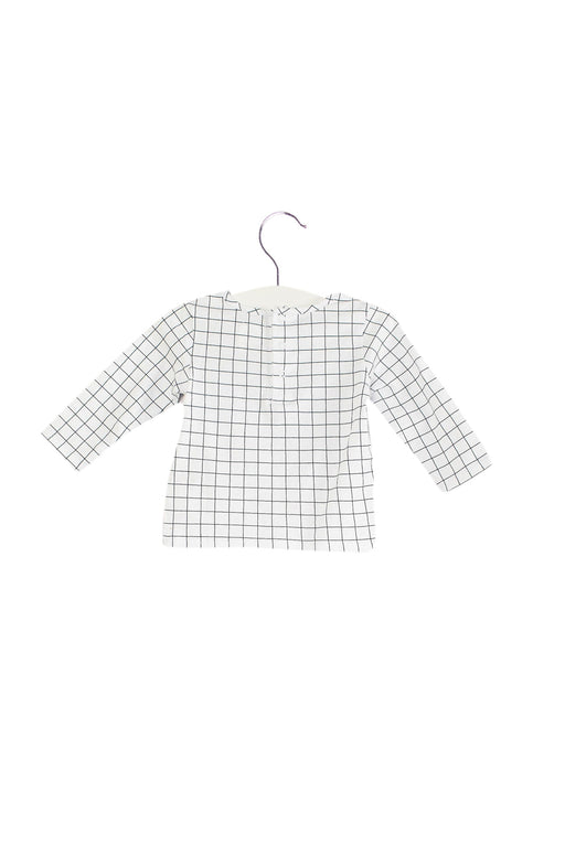 A White Long Sleeve Tops from Carrément Beau in size 3-6M for boy. (Front View)