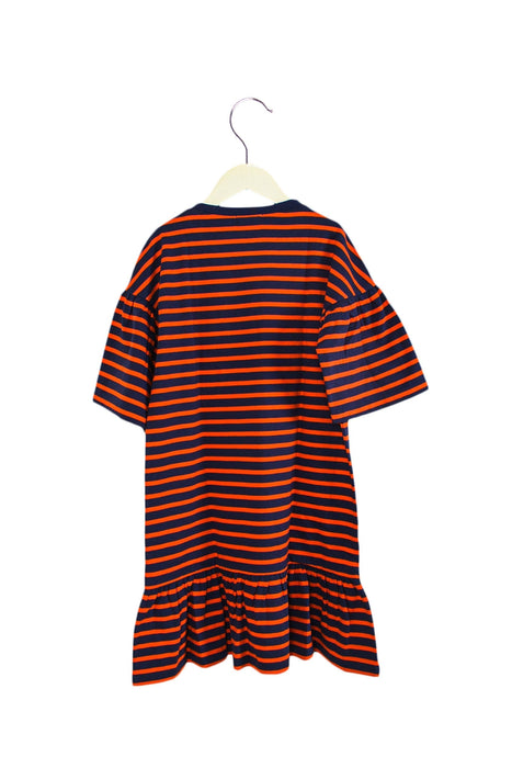 A Navy Short Sleeve Dresses from Crewcuts in size 8Y for girl. (Back View)