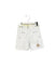 A White Shorts from Le Petit Pois in size 3T for girl. (Front View)