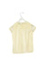 A Ivory Short Sleeve Tops from Tommy Hilfiger in size 10Y for girl. (Back View)