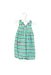 A Blue Sleeveless Rompers from Ralph Lauren in size 3-6M for girl. (Front View)