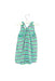 A Blue Sleeveless Rompers from Ralph Lauren in size 3-6M for girl. (Back View)
