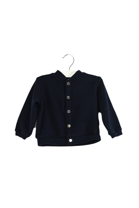 A Navy Cardigans from Jacadi in size 6-12M for neutral. (Front View)