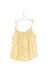 A Ivory Sleeveless Tops from Caramel Baby & Child in size 6T for girl. (Front View)