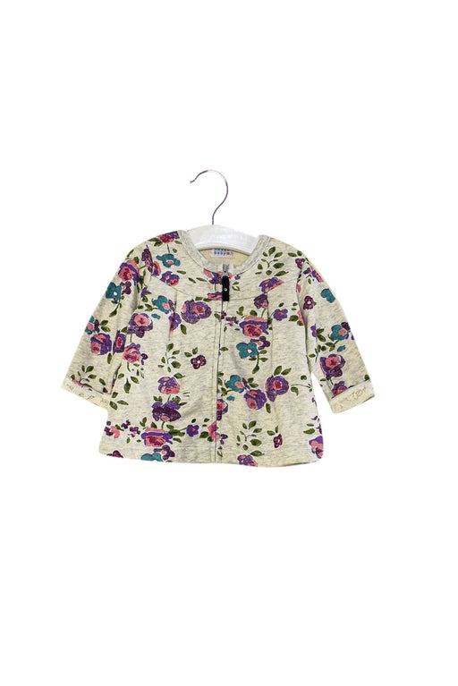 A Grey Lightweight Jackets from Hakka in size 12-18M for girl. (Front View)