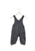 A Blue Long Overalls from Jacadi in size 6-12M for boy. (Back View)