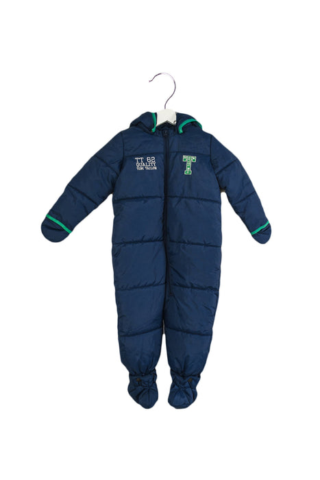 A Navy Long Sleeve Jumpsuits from Tom Tailor in size 12-18M for boy. (Back View)