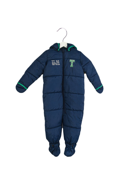 A Navy Long Sleeve Jumpsuits from Tom Tailor in size 12-18M for boy. (Back View)