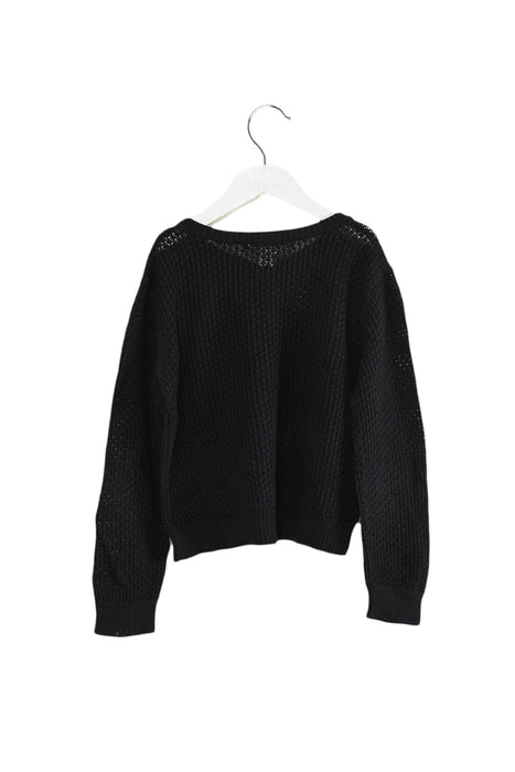 A Black Cardigans from Bonpoint in size 6T for boy. (Front View)