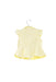 A Yellow Short Sleeve Tops from Nicholas & Bears in size 6-12M for girl. (Front View)