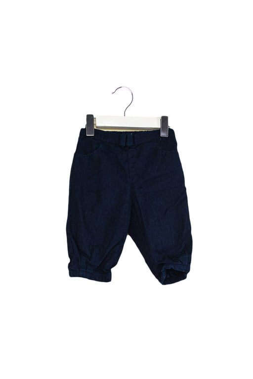 A Navy Casual Pants from Jacadi in size 3-6M for boy. (Front View)