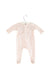 A Pink Long Sleeve Jumpsuits from Jacadi in size 0-3M for girl. (Back View)
