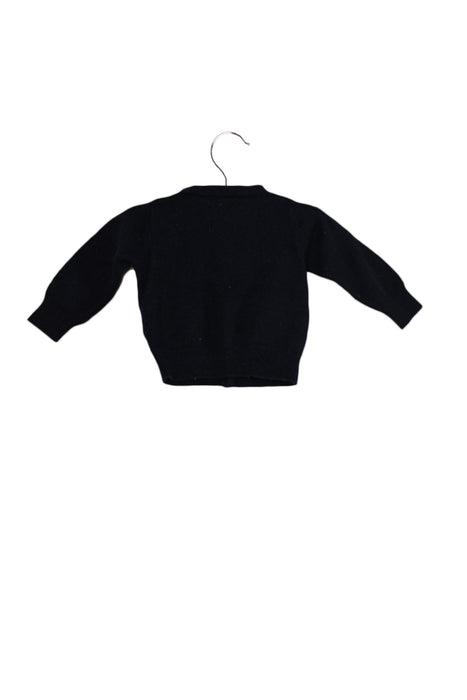 A Navy Cardigans from Jacadi in size 3-6M for girl. (Back View)