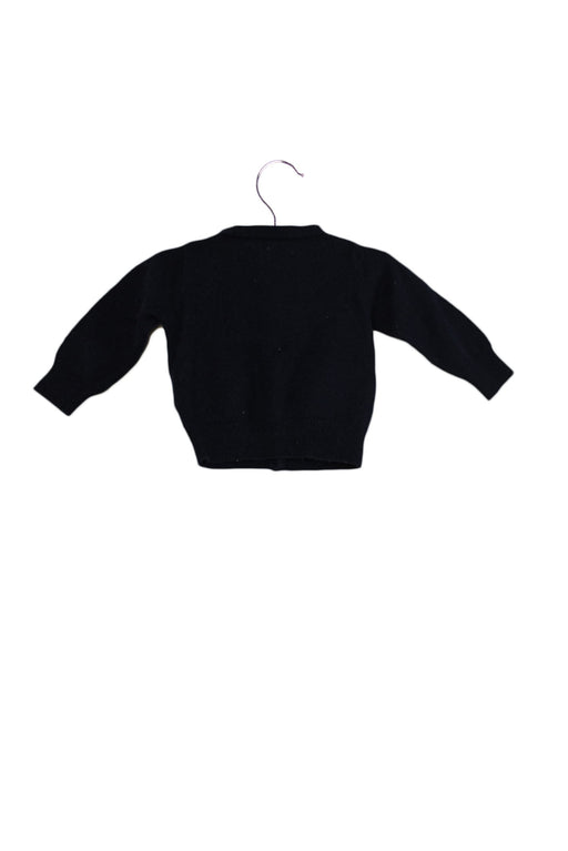 A Navy Cardigans from Jacadi in size 3-6M for girl. (Front View)