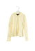 A Ivory Long Sleeve Polos from Polo Ralph Lauren in size 12Y for girl. (Front View)